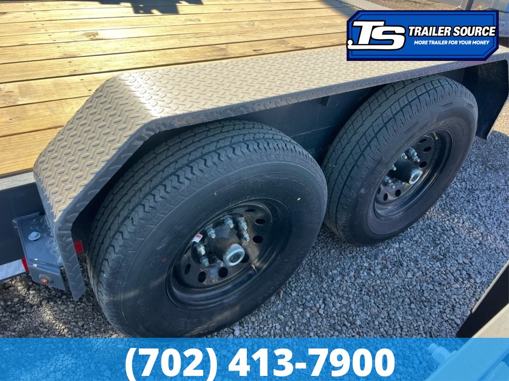 7x18 Lamar H6 Equipment Trailer - 14K GVWR