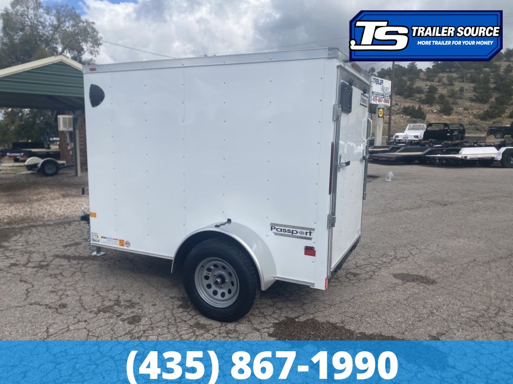 5x8 Haulmark Passport Enclosed Cargo Trailer - 5'6" Interior - 3.5K GVWR Ramp Door