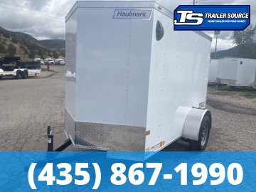 5x8 Haulmark Passport Enclosed Cargo Trailer - 5'6" Interior - 3.5K GVWR Ramp Door