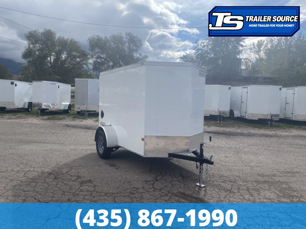 5x8 Haulmark Passport Enclosed Cargo Trailer - 5'6" Interior - 3.5K GVWR Ramp Door