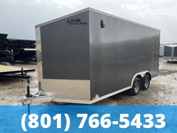 8.5x16 Look Vision Aluminum 7'0" Interior 7K Tandem Axle Enclosed Cargo