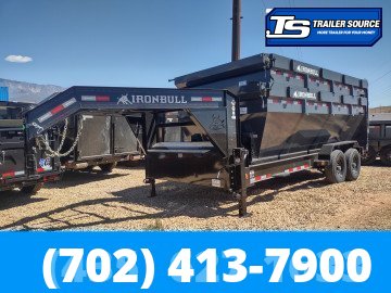 7x16 Iron Bull DBG Gooseneck Roll Off Trailer