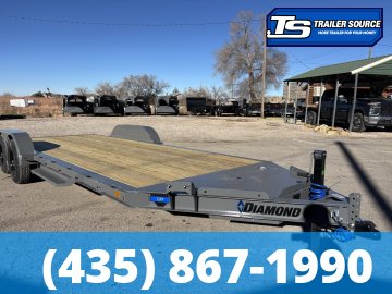 7x20 Diamond C GTF 206 Flatbed Car Hauler