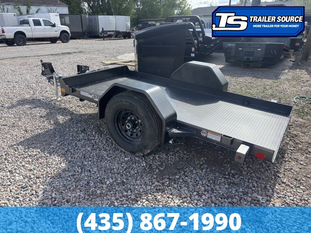 5x10 Diamond C DSA Scissor Lift Tilt Trailer - 7K GVWR -