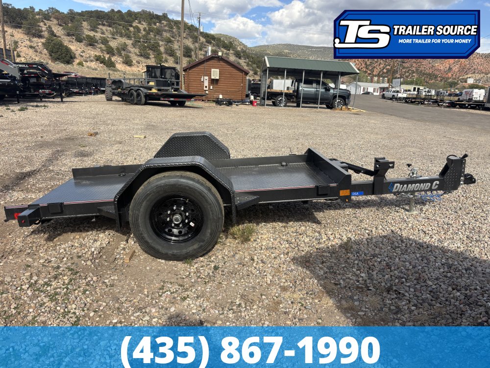 5x10 Diamond C DSA Scissor Lift Tilt Trailer - 7K GVWR -
