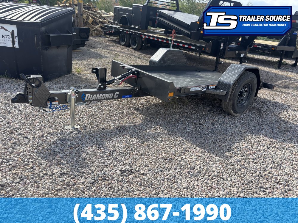 5x10 Diamond C DSA Scissor Lift Tilt Trailer - 7K GVWR -