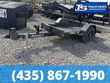 5x10 Diamond C DSA Scissor Lift Tilt Trailer - 7K GVWR -