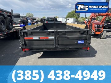 7x16 Diamond C Baseline HDU 208 Dump Trailer - 20" Sides - 16K GVWR Board Brackets
