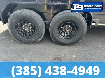 7x16 Diamond C Baseline HDU 208 Dump Trailer - 20" Sides - 16K GVWR Board Brackets