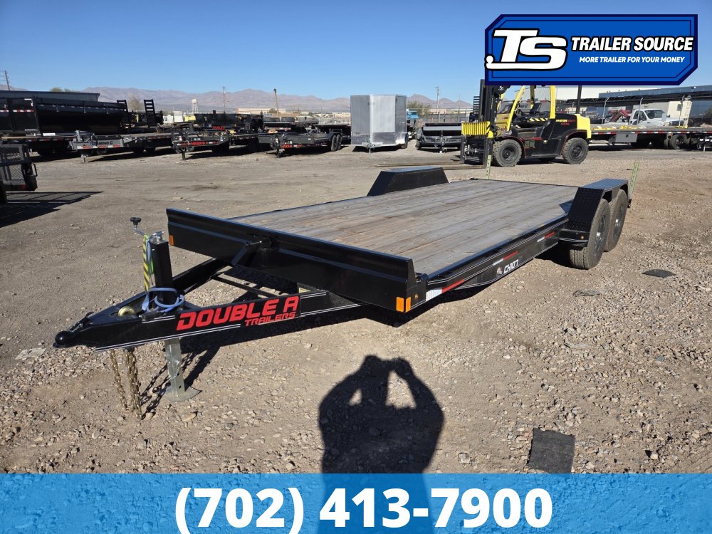 7x20 Double A Pro Series CH Flatbed Car Hauler