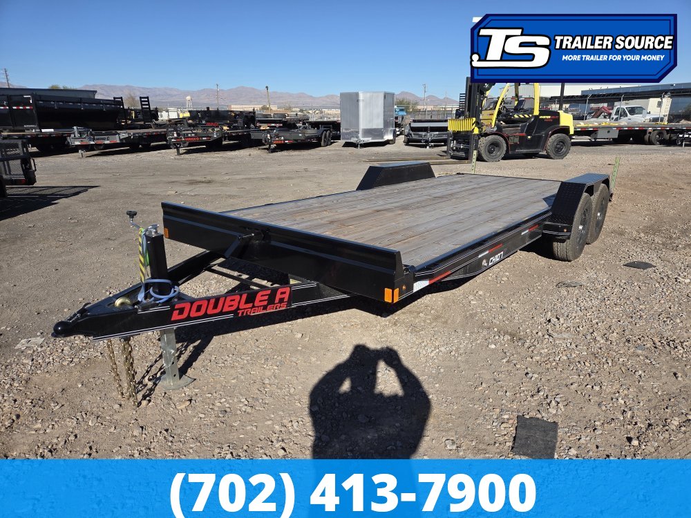 7x20 Double A Pro Series CH Flatbed Car Hauler