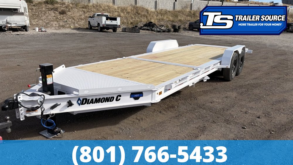 7x22 Diamond C HDT 207 Tilt Trailer - 15.5K GVWR - 14 Ply Tires