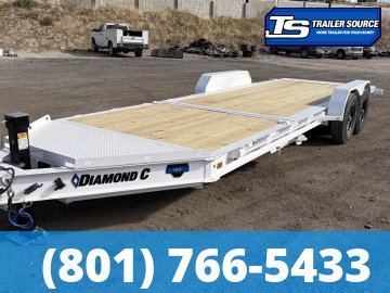 7x22 Diamond C HDT 207 Tilt Trailer - 15.5K GVWR - 14 Ply Tires