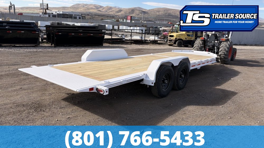 7x22 Diamond C HDT 207 Tilt Trailer - 15.5K GVWR - 14 Ply Tires