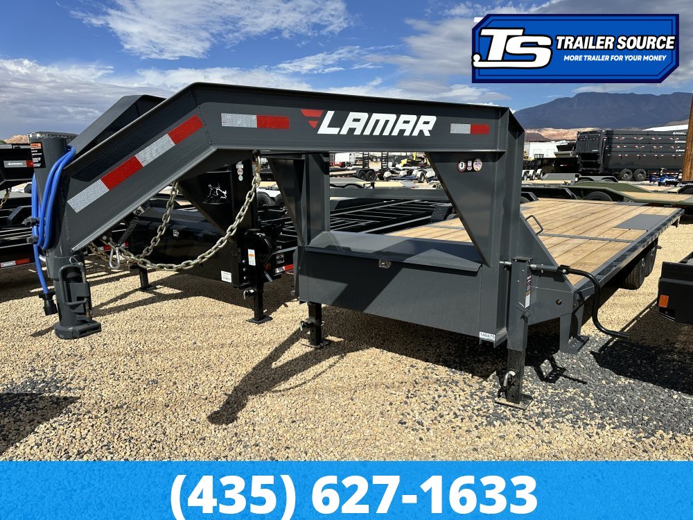 8.5x20 Lamar F8 Gooseneck Deckover Equipment