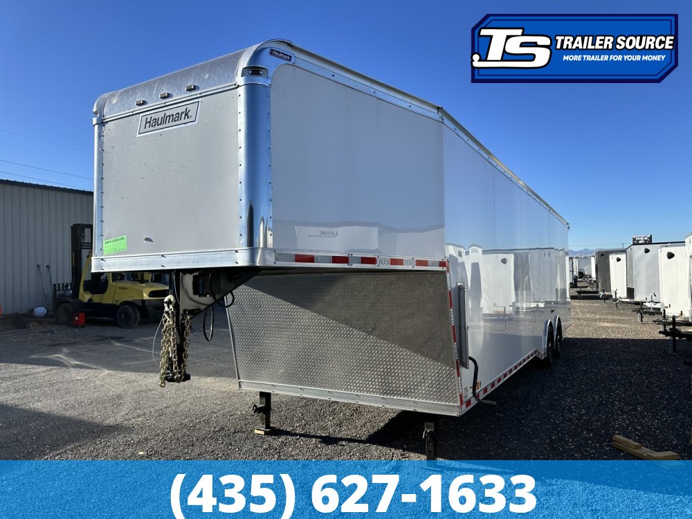 8.5x38 Haulmark Edge Gooseneck Premium Enclosed Race Car Hauler