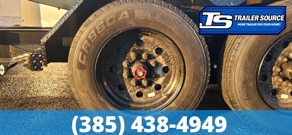 7x22 Liberty LT Tilt Trailer - 17.5K GVWR - 18 Ply Tire Upgrade, Fork Holders