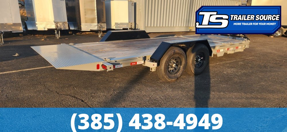 7x20 Liberty LT Tilt Trailer - 15.4K GVWR - Fork Holders