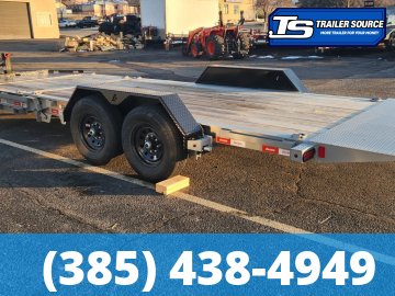 7x20 Liberty LT Tilt Trailer - 15.4K GVWR - Fork Holders