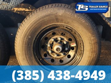 7x20 Liberty LT Tilt Trailer - 15.4K GVWR - Fork Holders