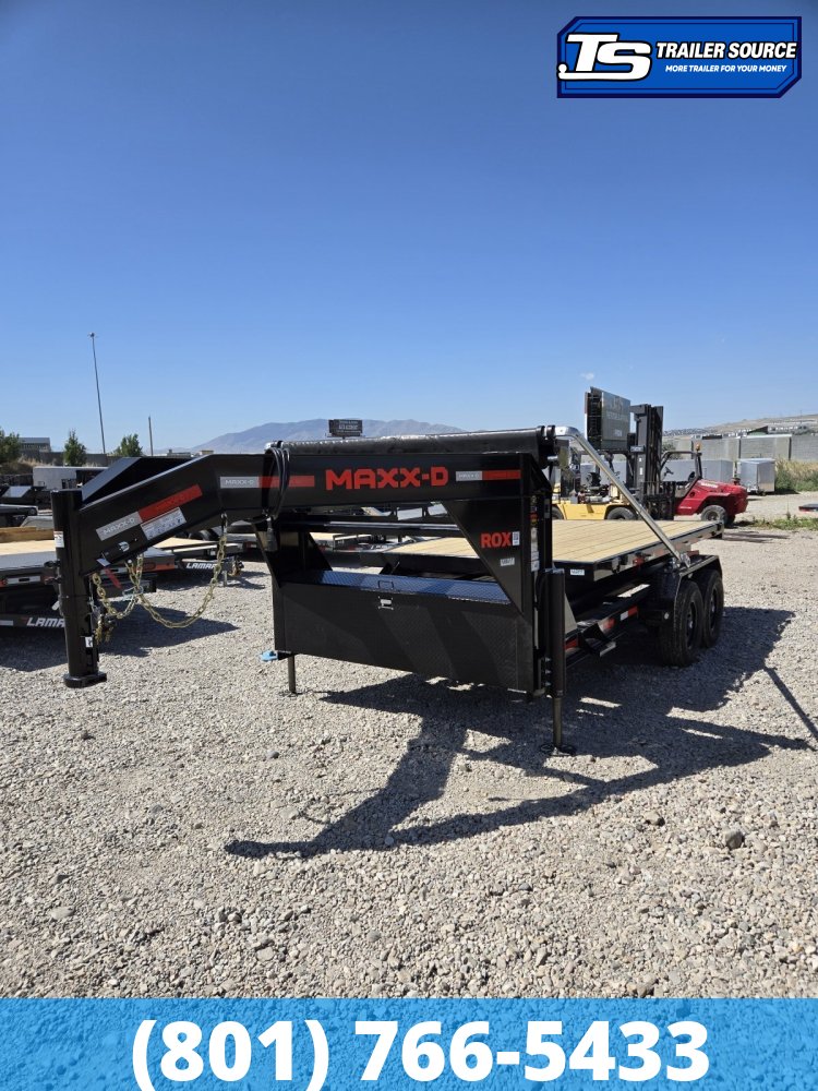 7x14 Maxx-D ROX Gooseneck Roll Off Trailer