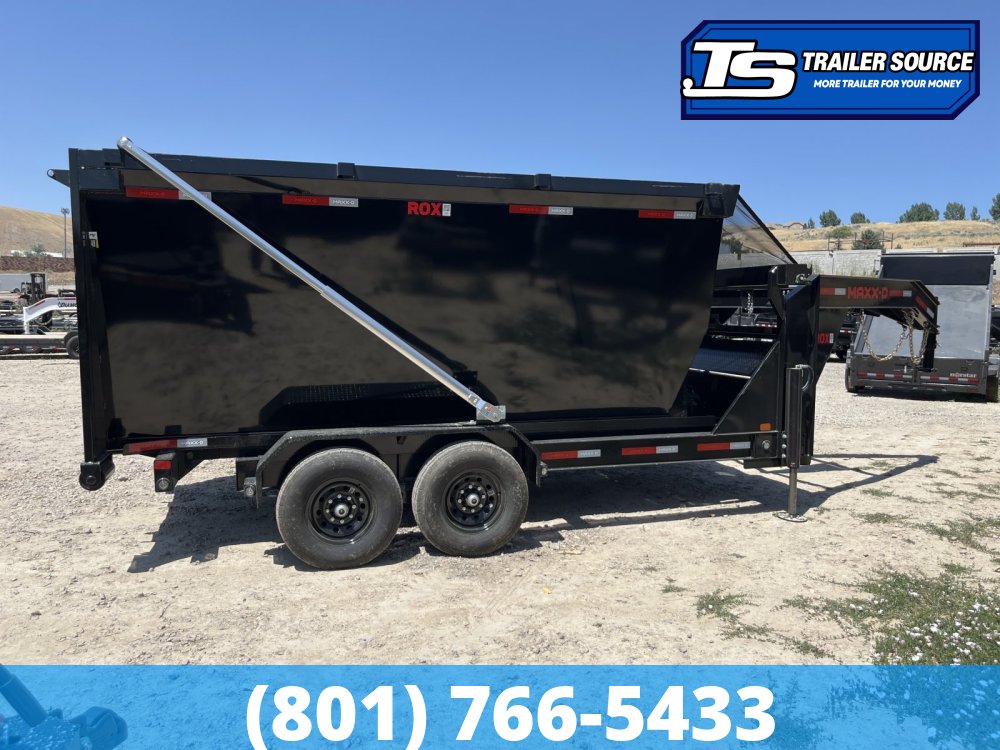 7x14 Maxx-D ROX Gooseneck Roll Off Trailer