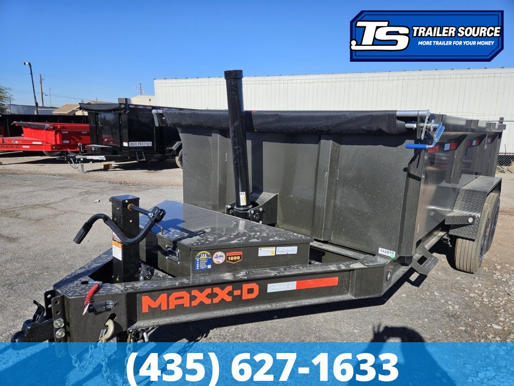 7x14 Maxx-D DTX Dump Trailer - 36" Sides - 17.5K GVWR