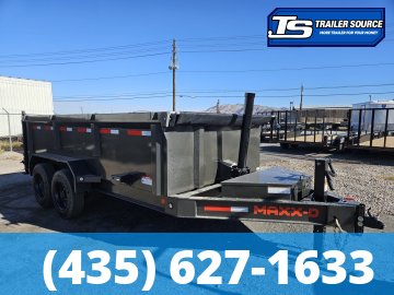 7x14 Maxx-D DTX Dump Trailer - 36" Sides - 17.5K GVWR