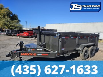 7x14 Maxx-D DTX Dump Trailer - 36" Sides - 17.5K GVWR