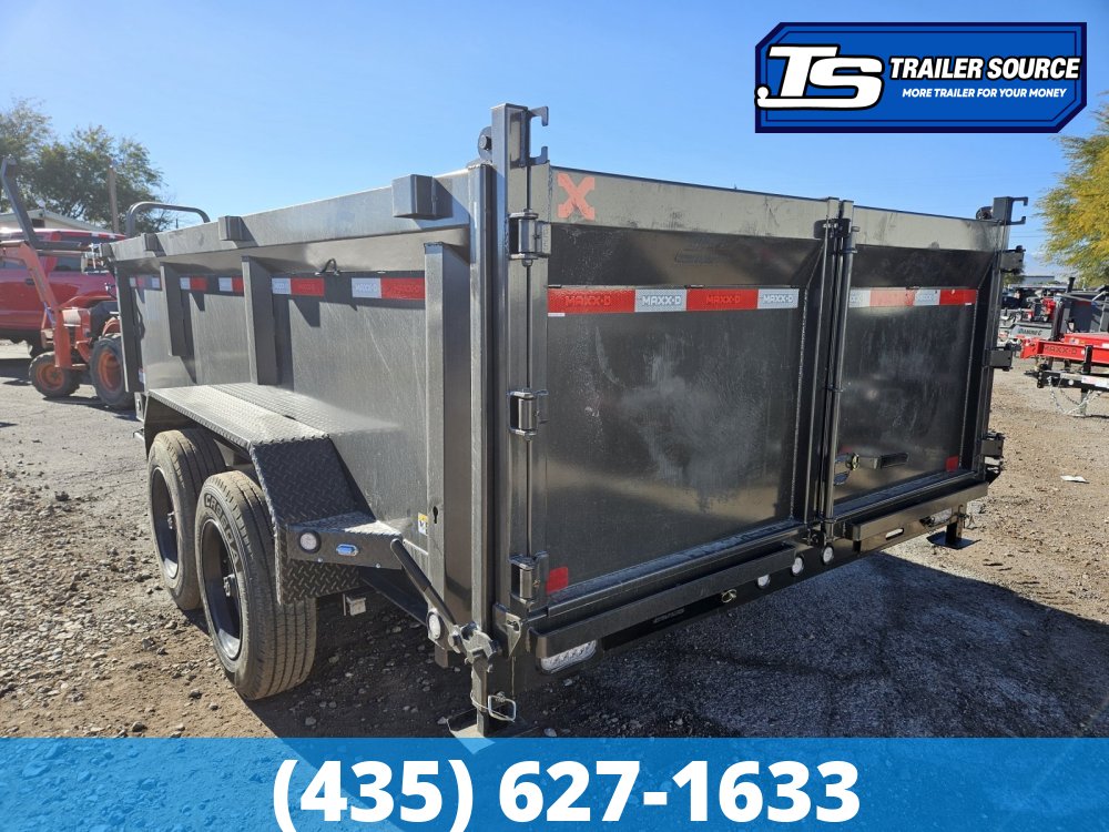 7x14 Maxx-D DTX Dump Trailer - 36" Sides - 17.5K GVWR