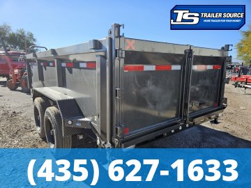 7x14 Maxx-D DTX Dump Trailer - 36" Sides - 17.5K GVWR