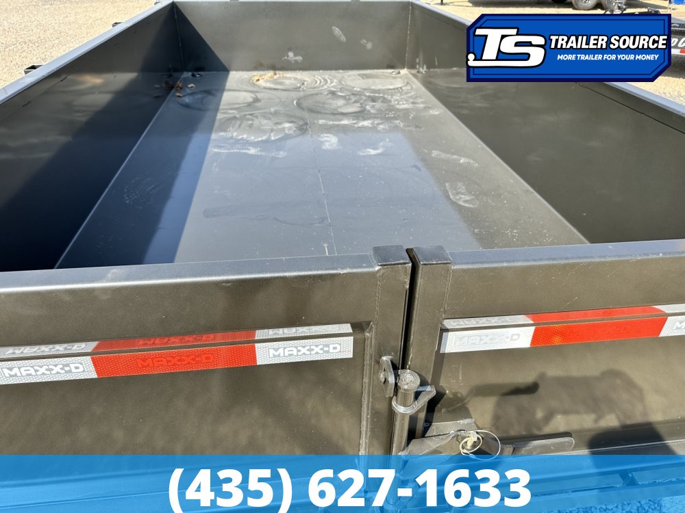 7x14 Maxx-D DJX Dump Trailer - 24" Sides - 15K GVWR
