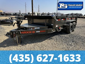 7x14 Maxx-D DJX Dump Trailer - 24" Sides - 15K GVWR