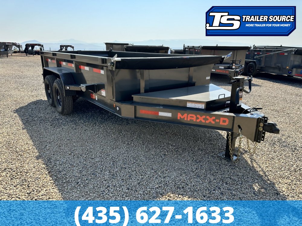 7x14 Maxx-D DJX Dump Trailer - 24" Sides - 15K GVWR