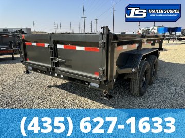 7x14 Maxx-D DJX Dump Trailer - 24" Sides - 15K GVWR