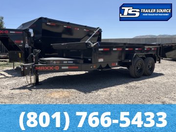 7x14 Maxx-D DJX Dump Trailer - 24" Sides - 14K GVWR