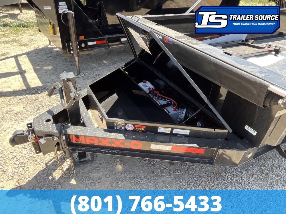 7x14 Maxx-D DJX Dump Trailer - 24" Sides - 14K GVWR