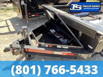 7x14 Maxx-D DJX Dump Trailer - 24" Sides - 14K GVWR