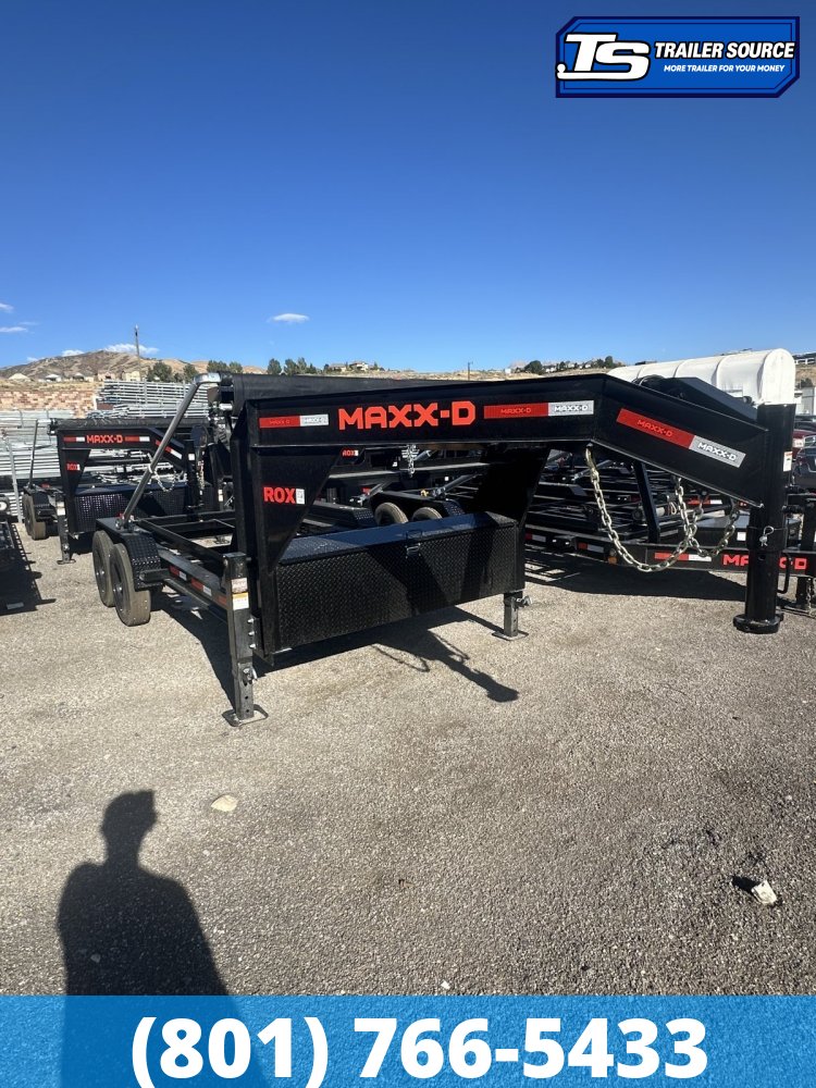 7x14 Maxx-D ROX Gooseneck Roll Off Trailer