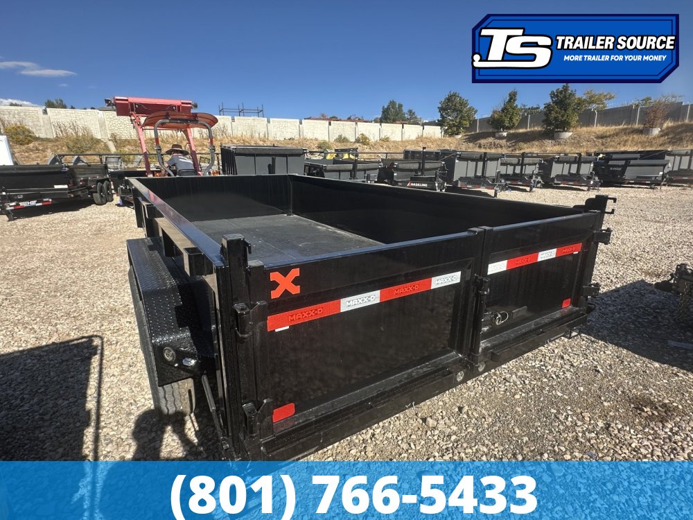 7x14 Maxx-D DJX Dump Trailer - 24" Sides - 14K GVWR