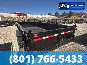 7x14 Maxx-D DJX Dump Trailer - 24" Sides - 14K GVWR