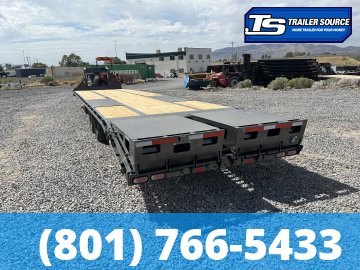 8.5x40 Diamond C FMAX 210 Gooseneck Equipment Trailer - 25K GVWR - 2-Speed Jack, ABS Brakes, Max Ramps