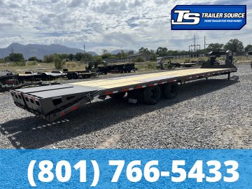 8.5x40 Diamond C FMAX 210 Gooseneck Equipment Trailer - 25K GVWR - 2-Speed Jack, ABS Brakes, Max Ramps