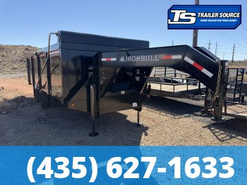 8.5x20 Iron Bull  Dump Trailer - 25.9K GVWR - Hydraulic Jack(s)