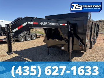 8.5x20 Iron Bull  Dump Trailer - 25.9K GVWR - Hydraulic Jack(s)
