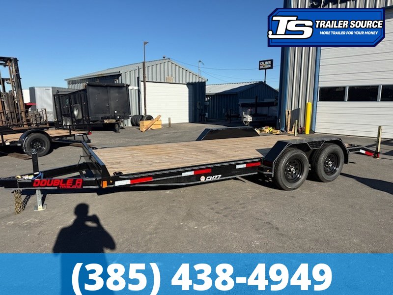 7x18 Double A Pro Series CH Flatbed Car Hauler