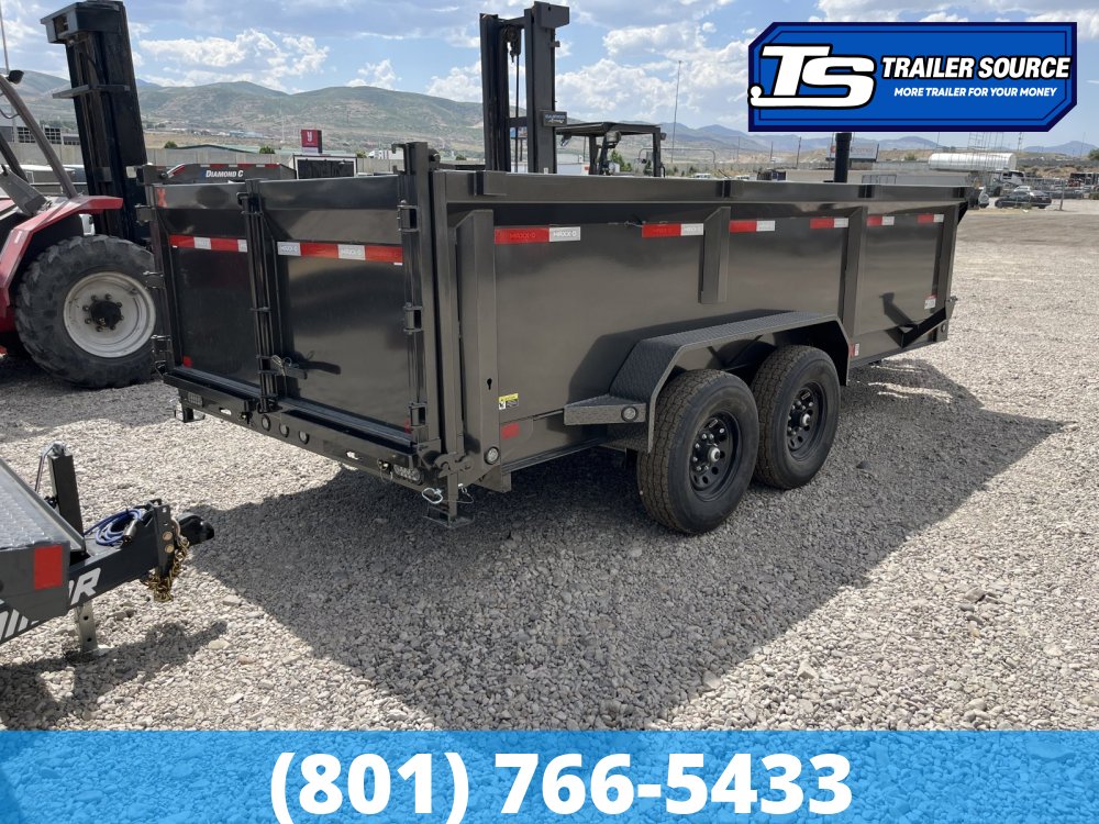 7x16 Maxx-D DTX Dump Trailer - 36" Sides - 15K GVWR