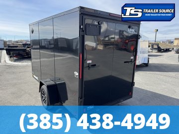 6x12 Look ST DLX Enclosed Cargo Trailer - 6'6" Interior - 3.5K GVWR - .080 PolyCor, Alloy Wheels, Black Out Package