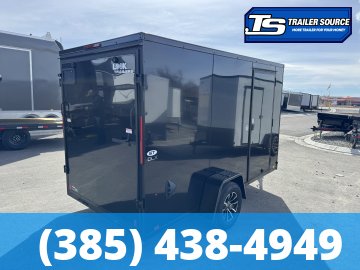 6x12 Look ST DLX Enclosed Cargo Trailer - 6'6" Interior - 3.5K GVWR - .080 PolyCor, Alloy Wheels, Black Out Package