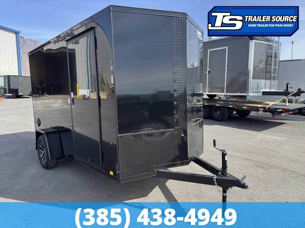 6x12 Look ST DLX Enclosed Cargo Trailer - 6'6" Interior - 3.5K GVWR - .080 PolyCor, Alloy Wheels, Black Out Package